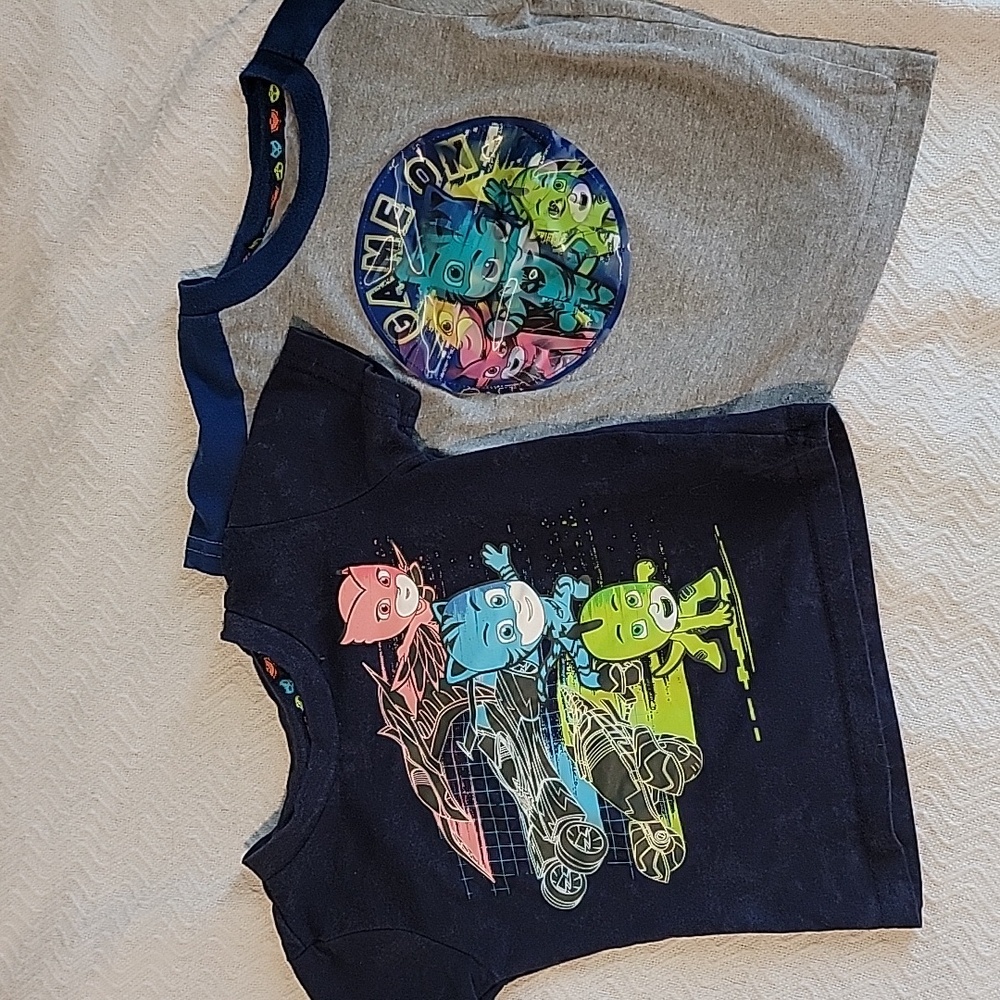 PJ Masks - 2T - 2 toddler t-shirts